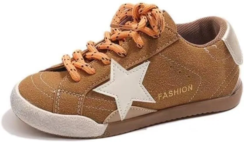 Детские кроссовки с блестками для мальчиков и девочек Sparkle Star Canyoule, Khaki