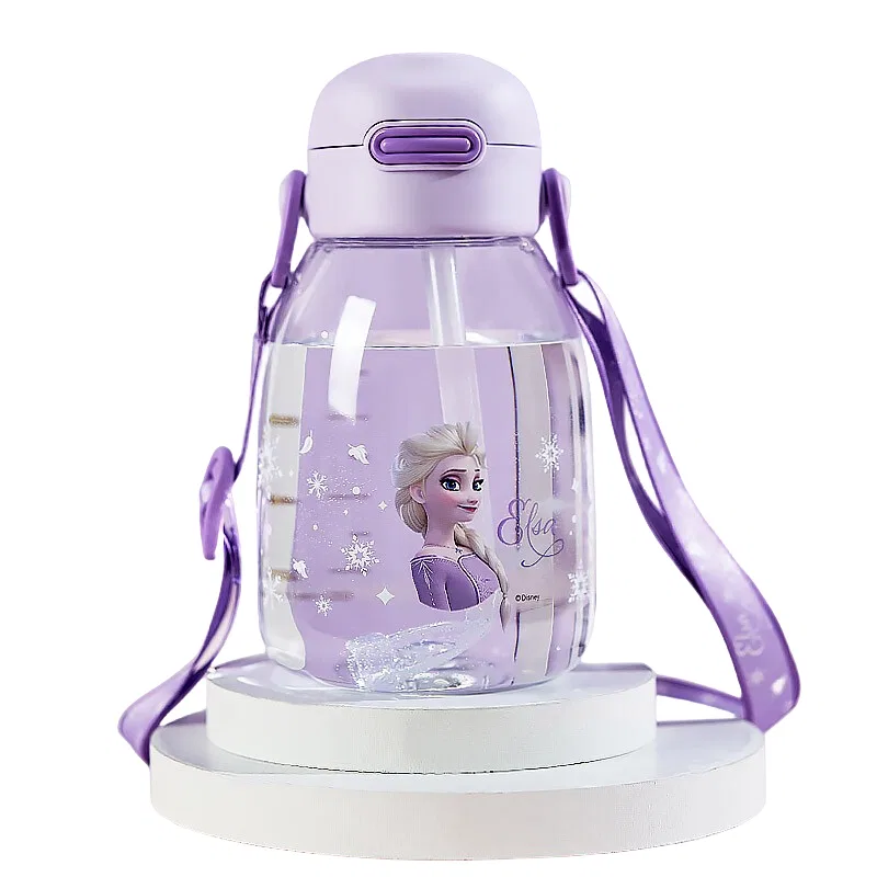 Детская кружка с трубочкой и ручками Hello Kitty Pink-Dual Drinking Modes, Disney, 1000 мл, Розовый — фото 2