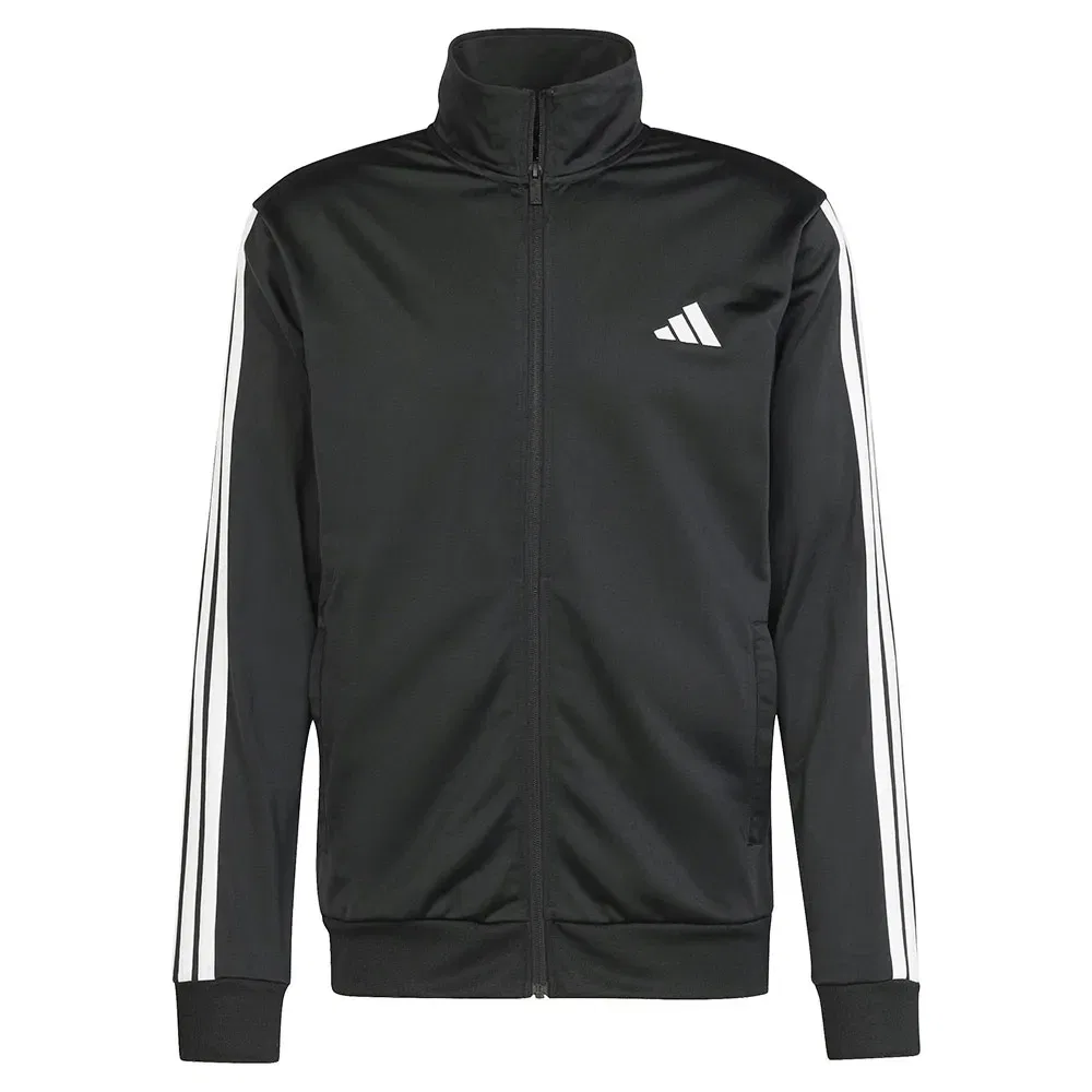 Мужской спортивный костюм с тремя полосами Basic 3 Stripes Tricot Adidas, Black — фото 3