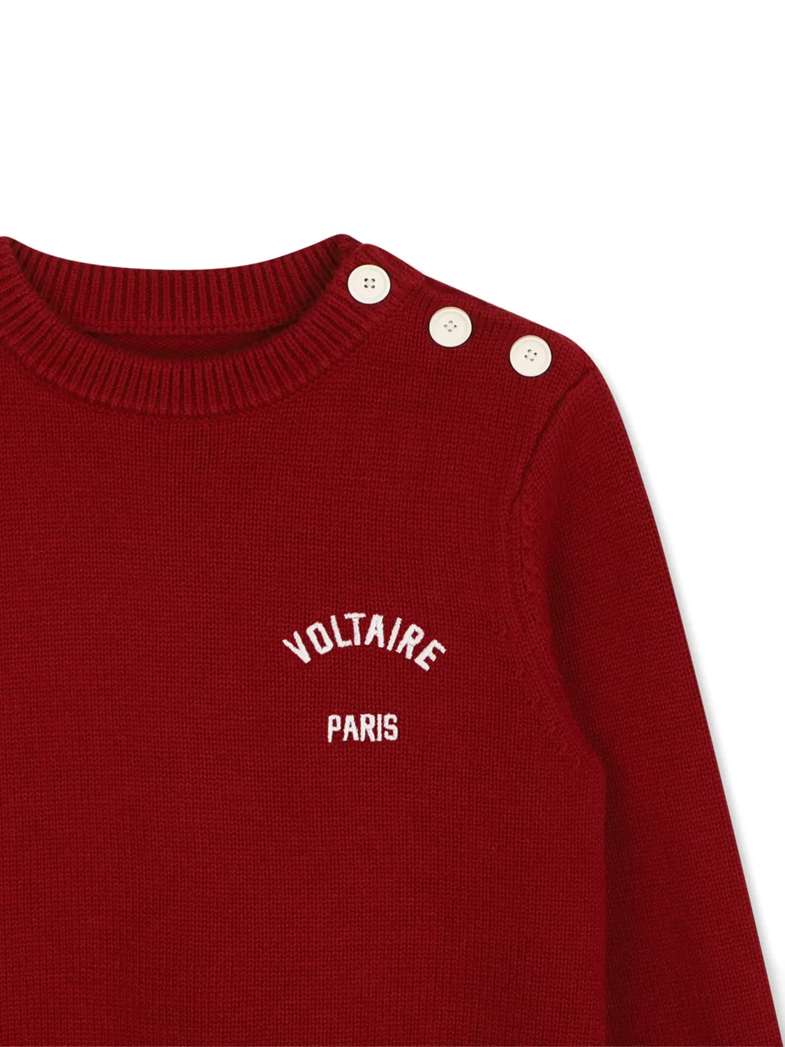 Zadig&Voltaire Детский свитер красный — фото 3
