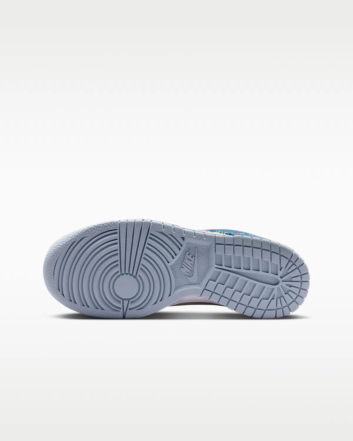 Кроссовки Nike Dunk Low для детей, Soft Pearl/Blue Denim/Midnight Navy/Multi-Color — фото 2