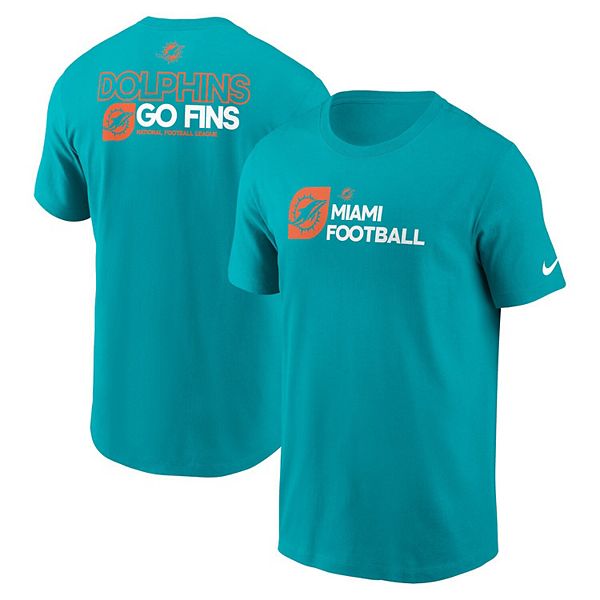 

Мужская футболка aqua miami dolphins outline Nike