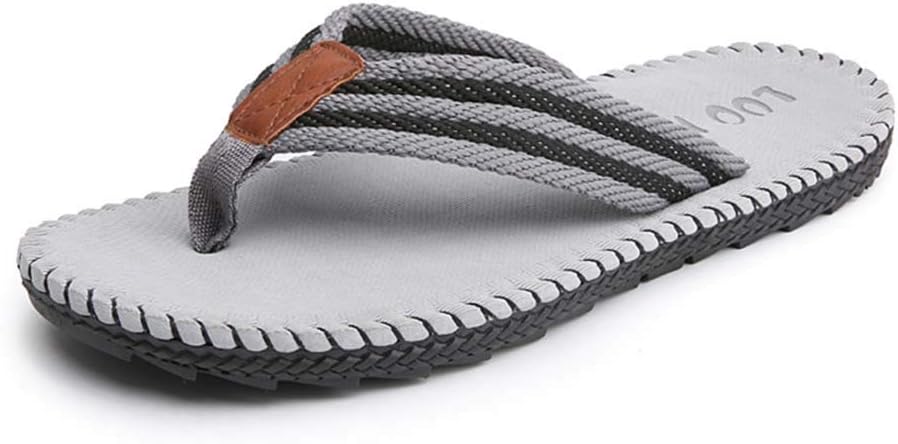 

Сандалии Bitiger для мужчин - модные пляжные шлепанцы, уличная и функциональная обувь для душа, для дома, серый