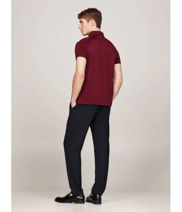 Футболка поло Slim fit Tommy Hilfiger, красный — фото 3