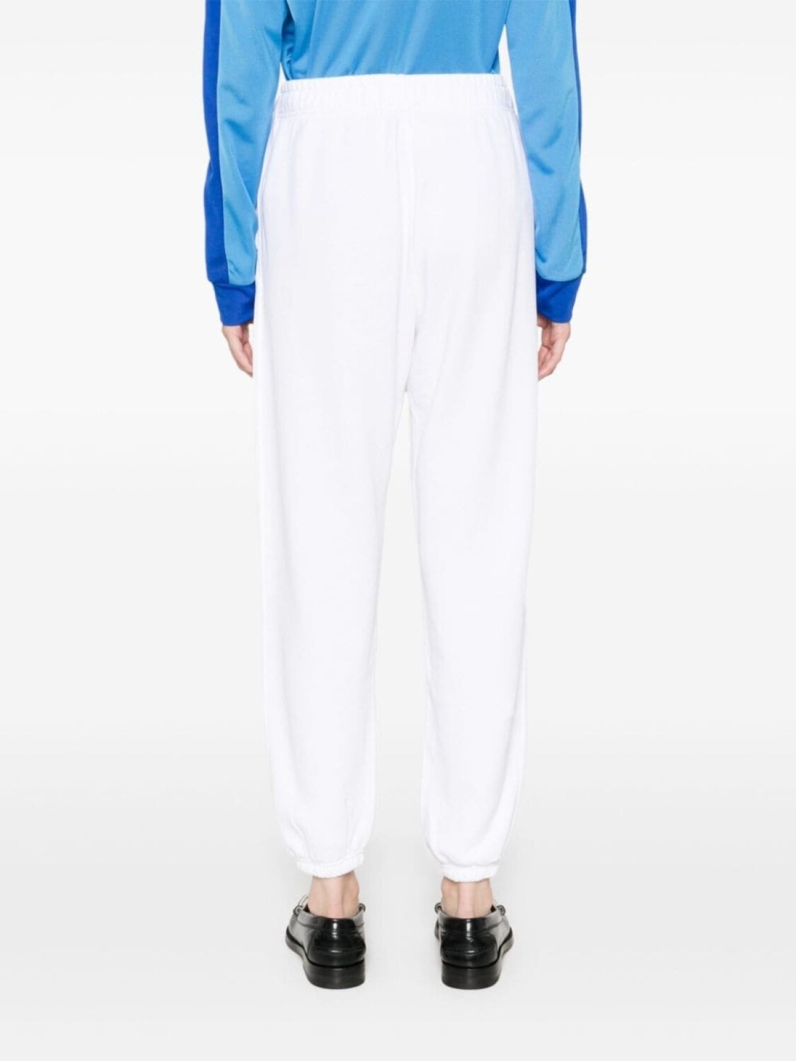 Polo Ralph Lauren спортивные штаны с вышивкой Polo Pony, белый — фото 4