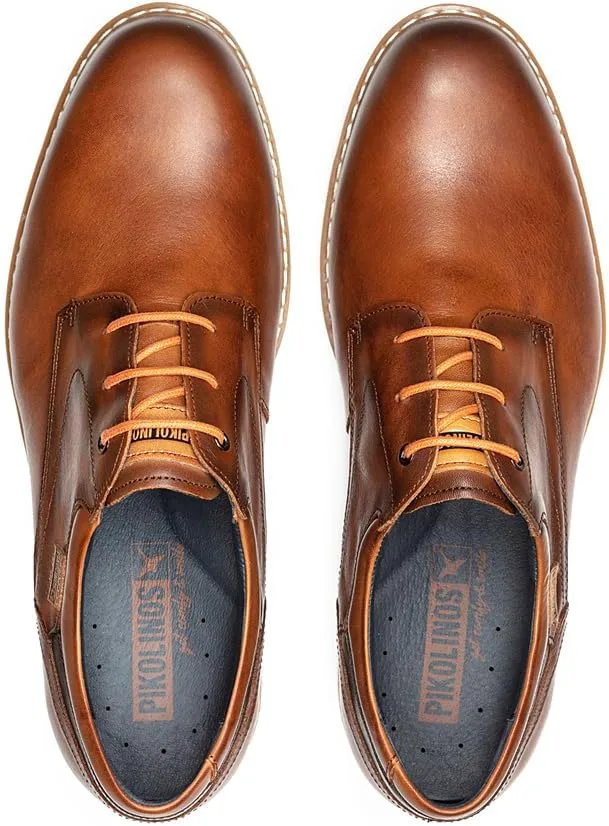 

Мужские кожаные туфли на шнуровке Pikolinos Avila для мужчин, цвет коричневый