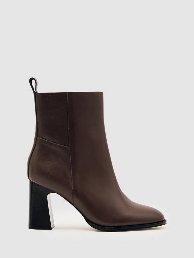 Кожаные ботинки Hana до щиколотки Reiss, Brown