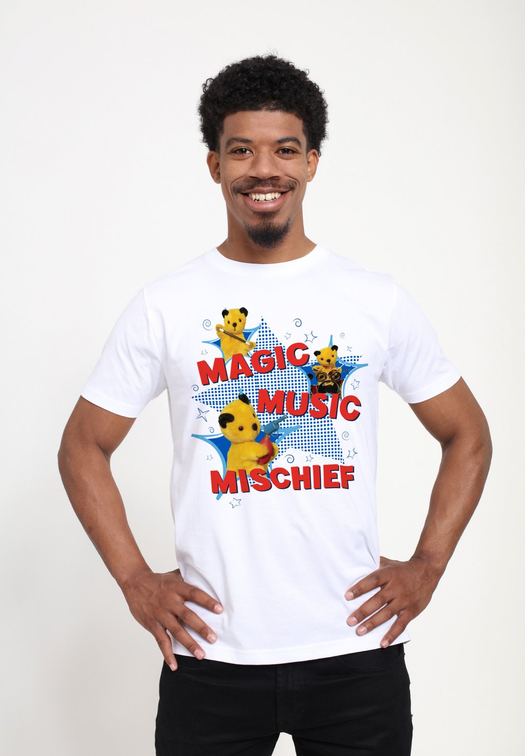 

Футболка с принтом SOOTY MAGIC MUSIC MISCHIEF Henry Tiger, белый