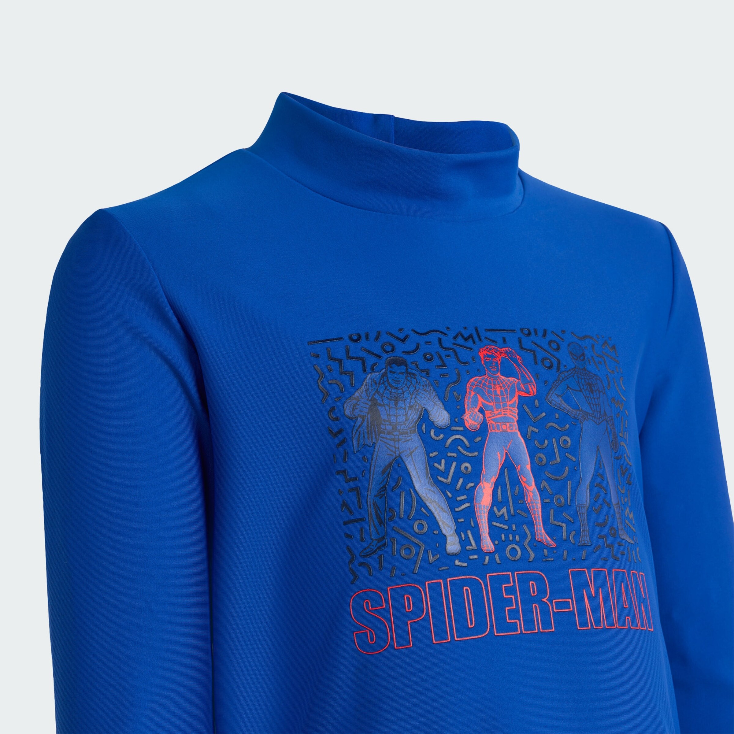 Adidas Sportswear Спортивный купальник 'Adidas x Marvel Spider-Man' в синем цвете — фото 4