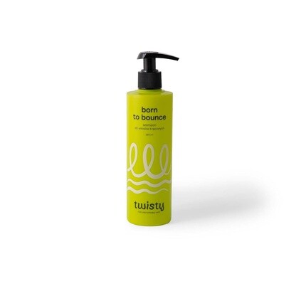 

Twisty Born To Bounce Curly Hair Shampoo Увлажняющий шампунь для кудрей для женщин с мочевиной и молочной кислотой Средства для завивки натуральных локонов Уход за волосами и локонами 280 мл