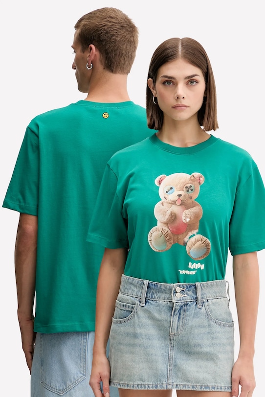 

Хлопковая футболка Barrow, зеленый