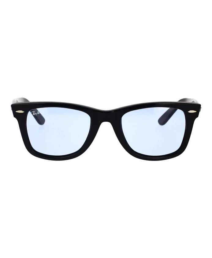 

Классические солнцезащитные очки Wayfarer, сине-серые. Ray-Ban, черный