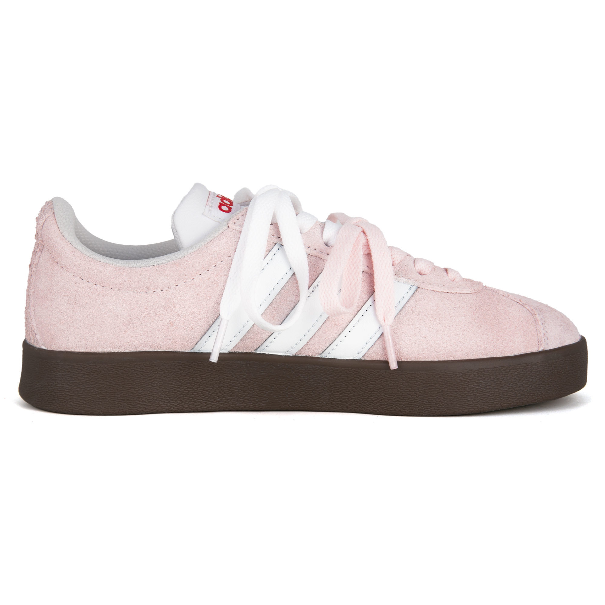 Adidas VL Court 20 Meow Girl Abrasion Resistant низкие кроссовки для скейтбординга унисекс светло-розовый — фото 3