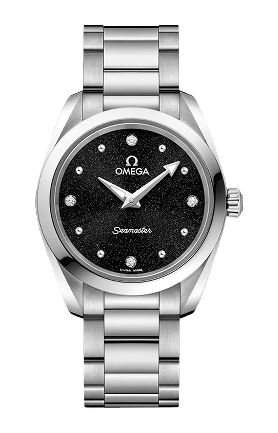 СИМАСТЕР АКВА ТЕРРА 150М КВАРЦ 28 ММ - 220.10.28.60.51.001 OMEGA, серебряный