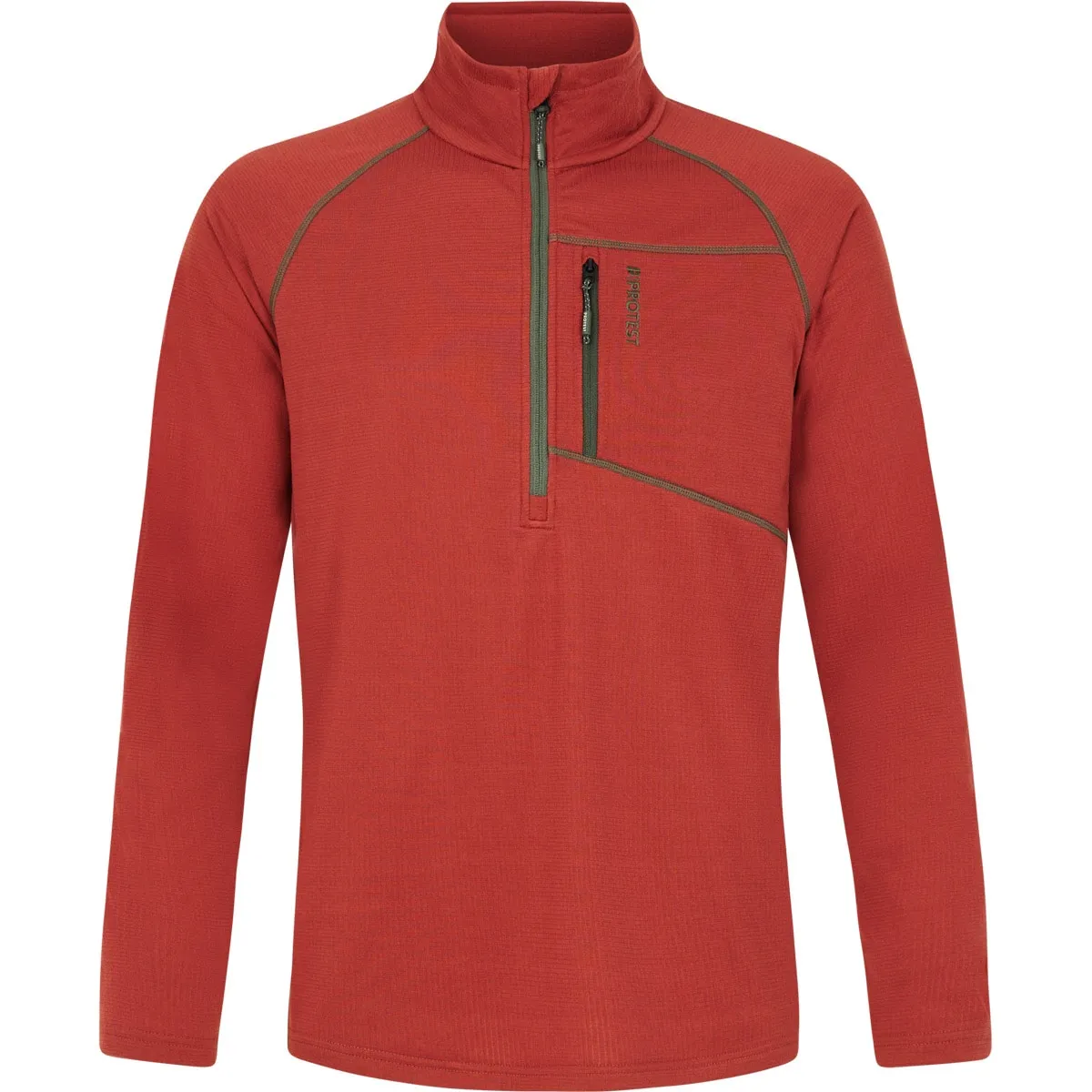 

Мужская флисовая кофта Prtkody 1/4 Zip Top Protest, красный