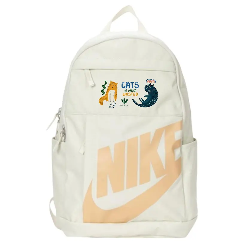 

Nike Тканевый рюкзак унисекс белый, Cartoon Cat