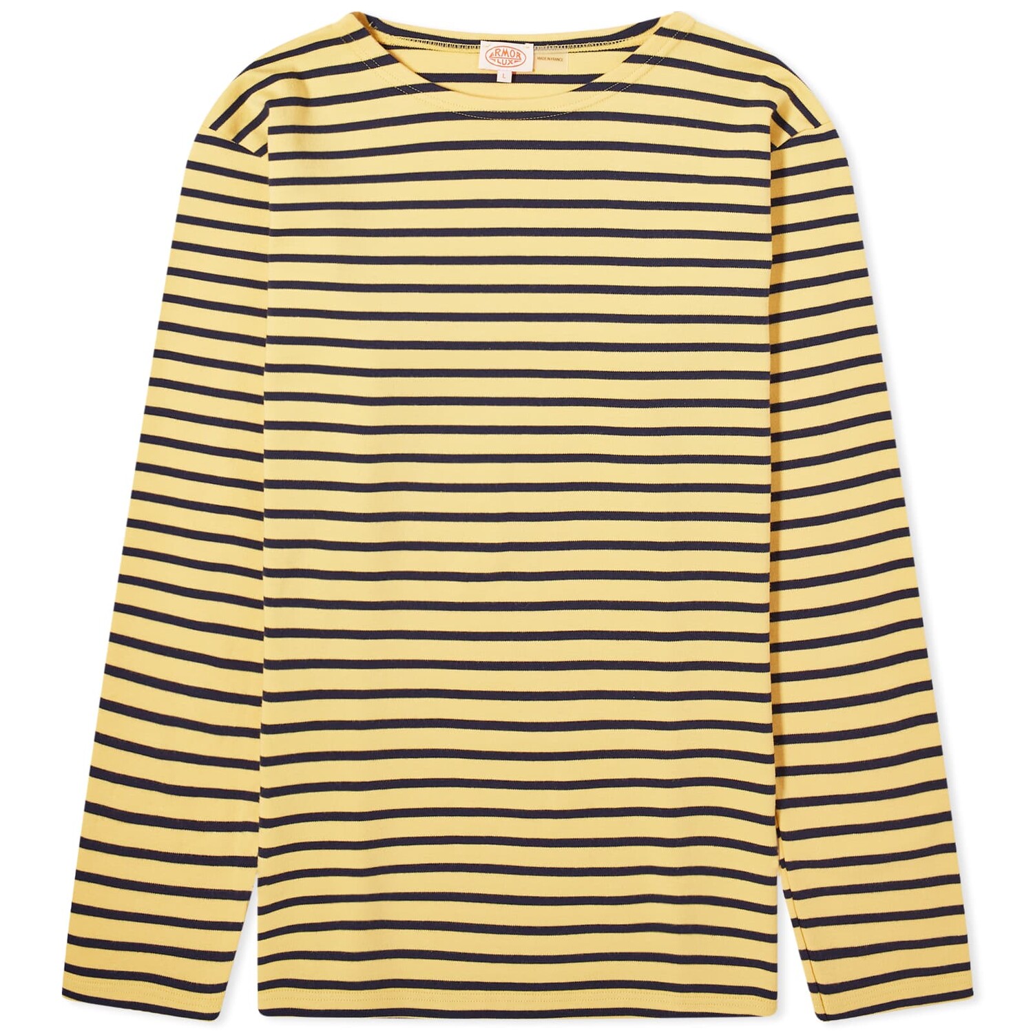 

Футболка Armor-Lux 2297 Long Sleeve Houat Mariniere, цвет Yellow & Marine Deep