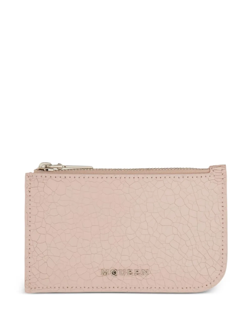 

Кошелек с круговой молнией Alexander McQueen, розовый
