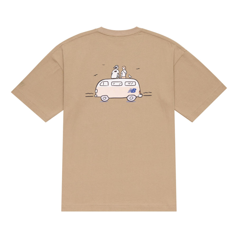 

Футболка New Balance x PK Graphic T-shirt 'Light Beige', бежевый
