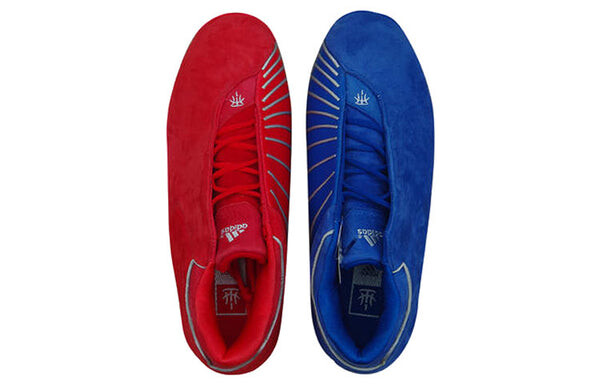 Кроссовки t mac 3 maddie 3 замша Adidas, красный — фото 3