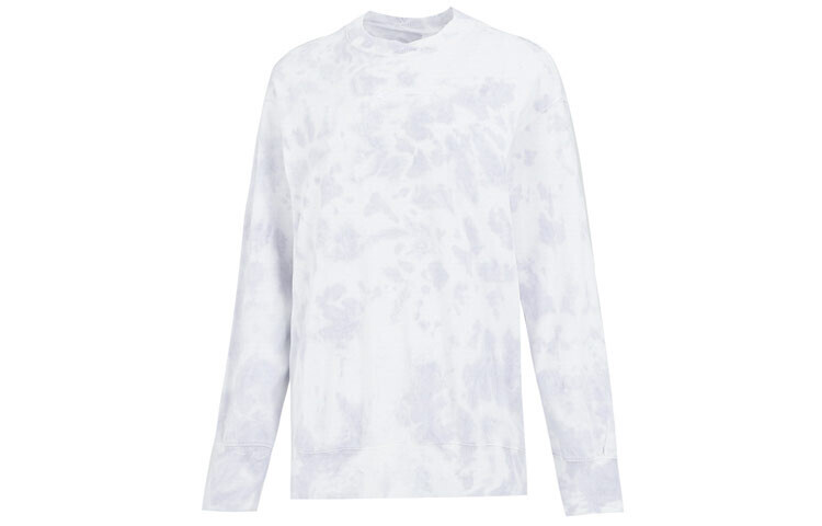 

Женская спортивная футболка с круглым вырезом и принтом логотипа Tie-Dye, сиреневая Nike