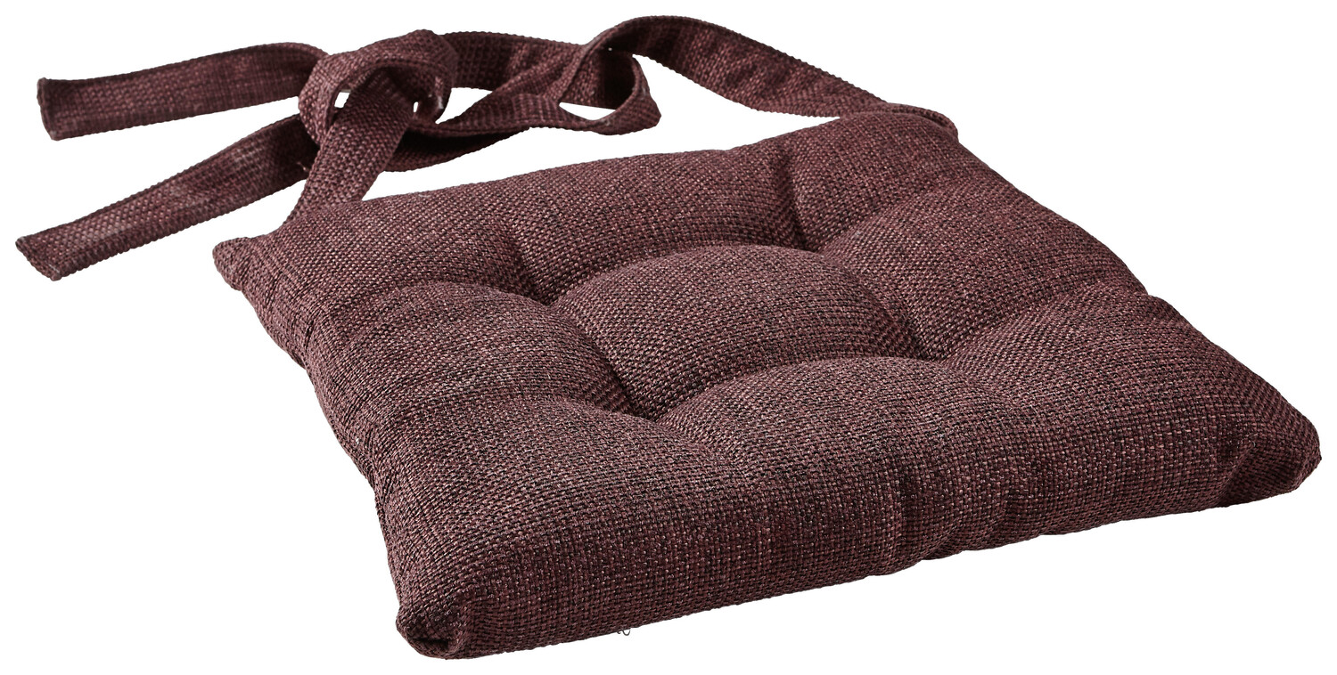 

Подушка для сидения Novel, 47x7x45 см, бордо