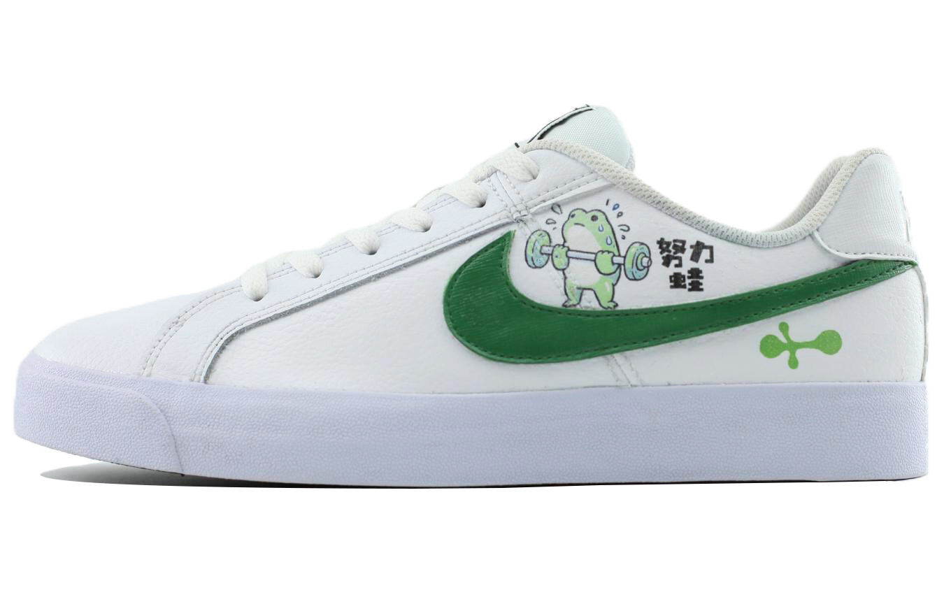 

Кроссовки Nike Court Royale Skateboarding Shoes Men Low-top White, зеленый