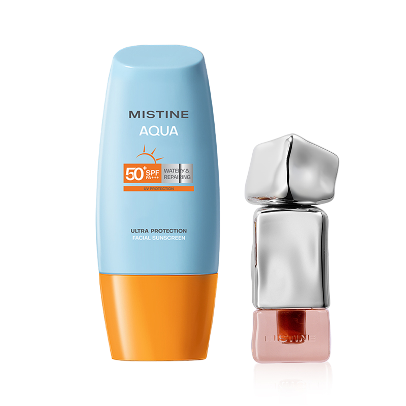 

Mistine Маленькая желтая шляпка блеск для губ увлажняющий набор из 2 штук