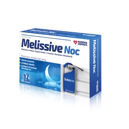 

Melissive Night 30 таблеток - травяная добавка для релаксации Rodzina Zdrowia