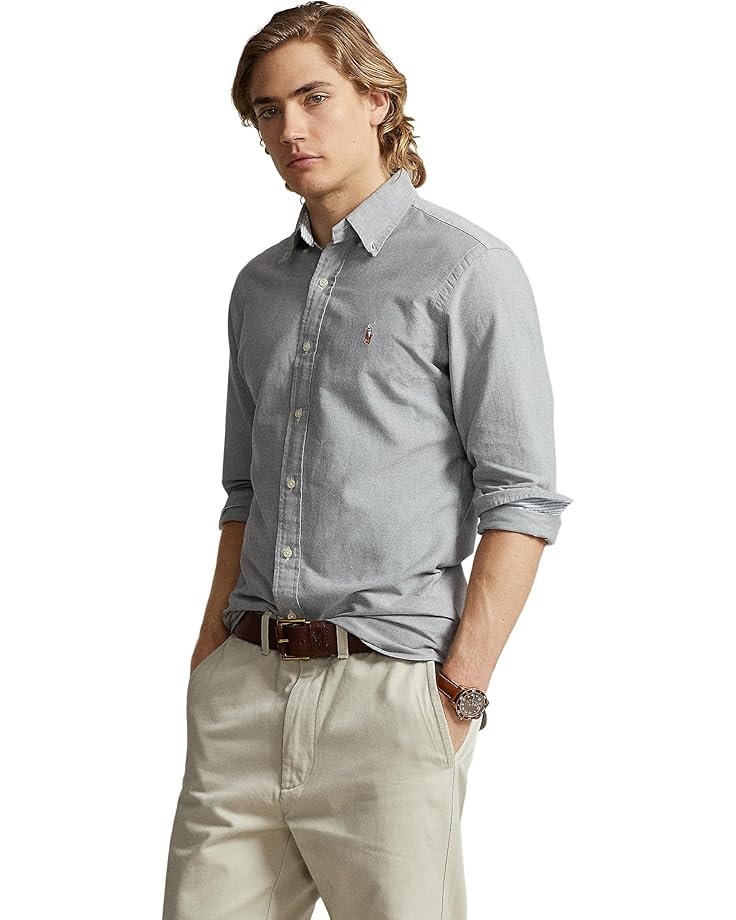 

Поло Polo Ralph Lauren Classic Fit Oxford Shirt, цвет Slate 1