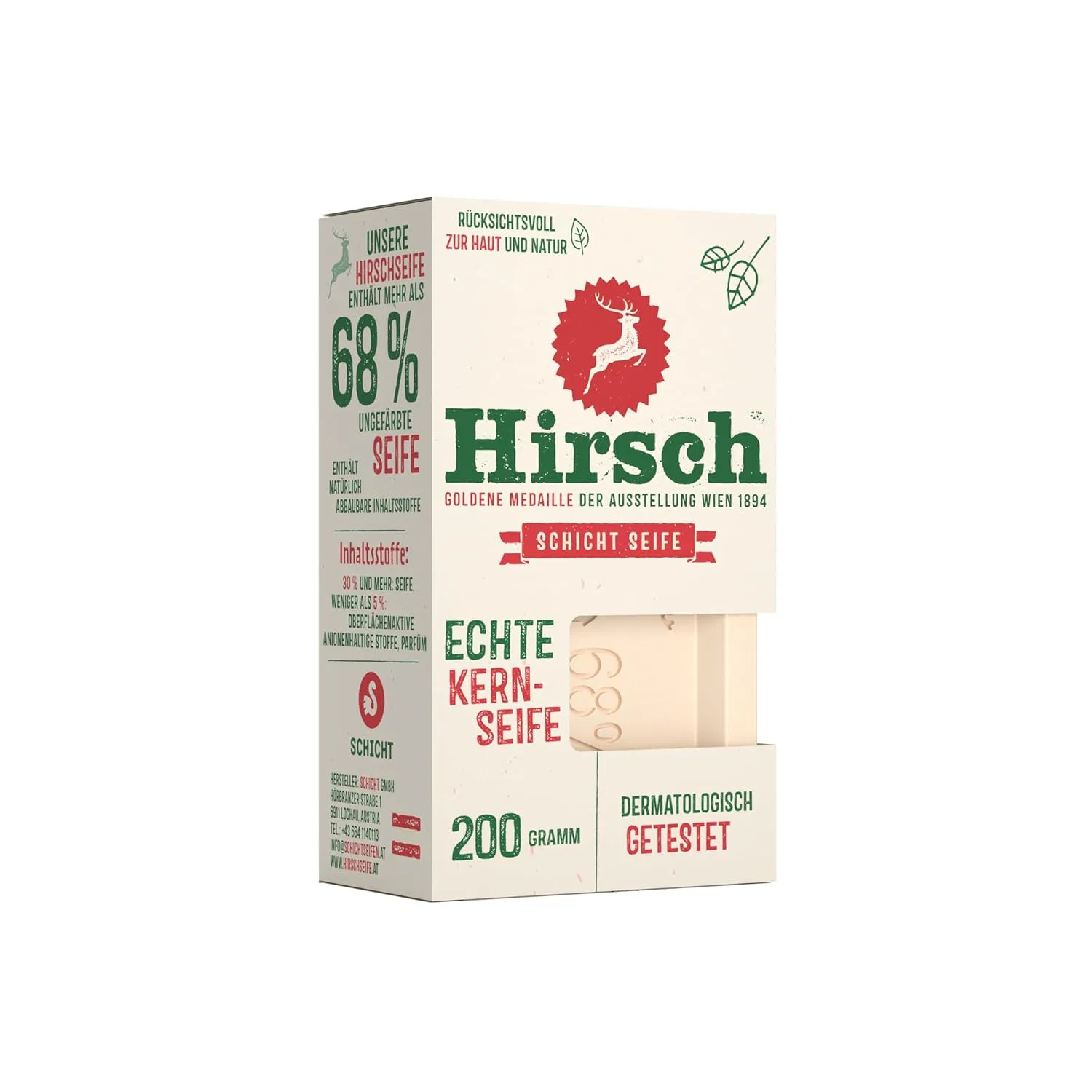 Традиционное мыло Hirsch Core Soap, 200 г Hirsch — фото 2