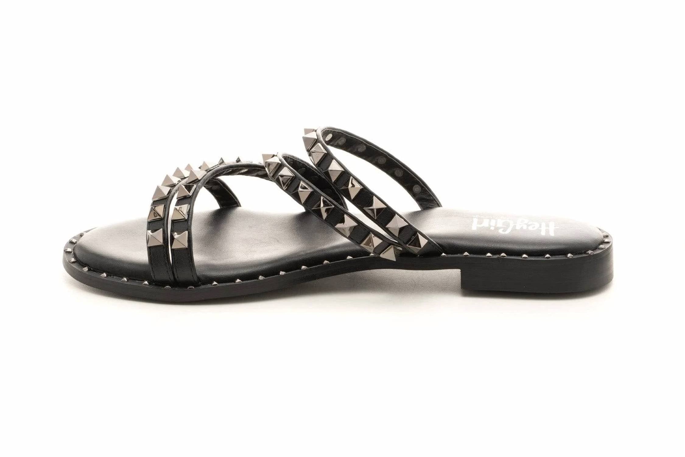 Женские босоножки Beach Please с шипами в черном цвете Corkys Footwear — фото 2