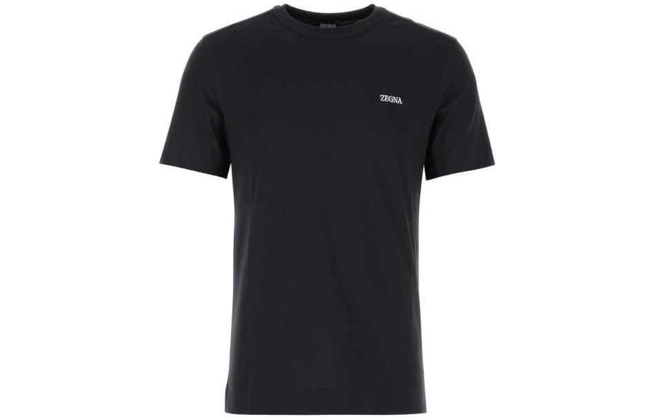 

Футболка с вышитым логотипом Zegna Zzegna, черный