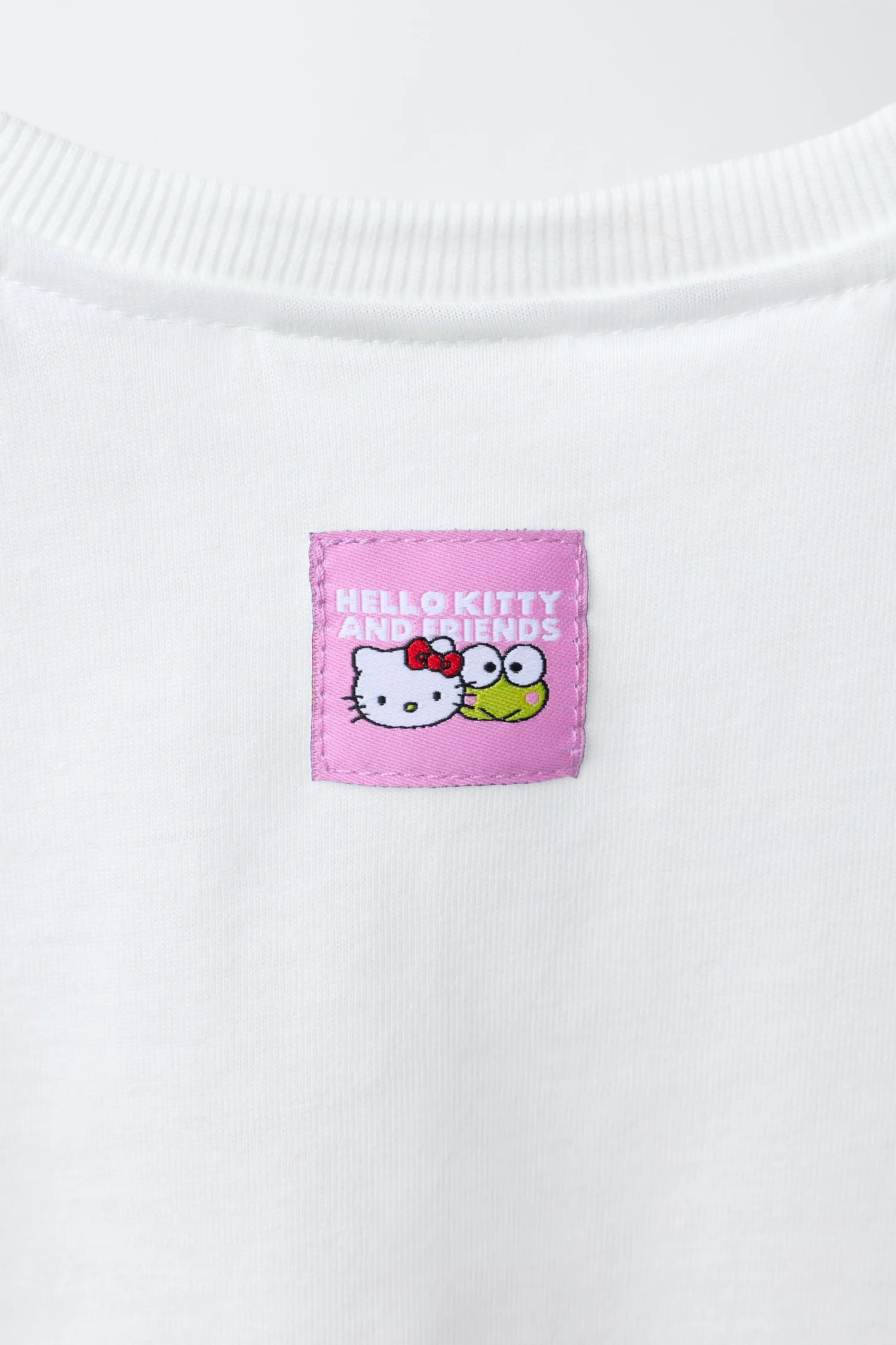 Футболка с изображением автомобиля hello kitty and friends sanrio Zara, белый — фото 4