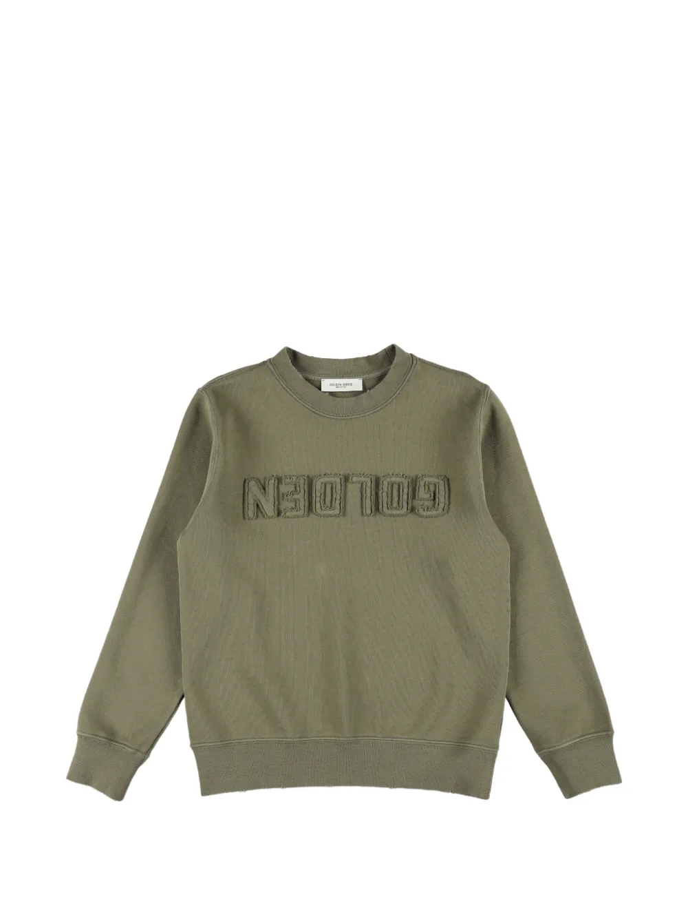 

Хлопковый свитшот Golden Goose Kids, зеленый