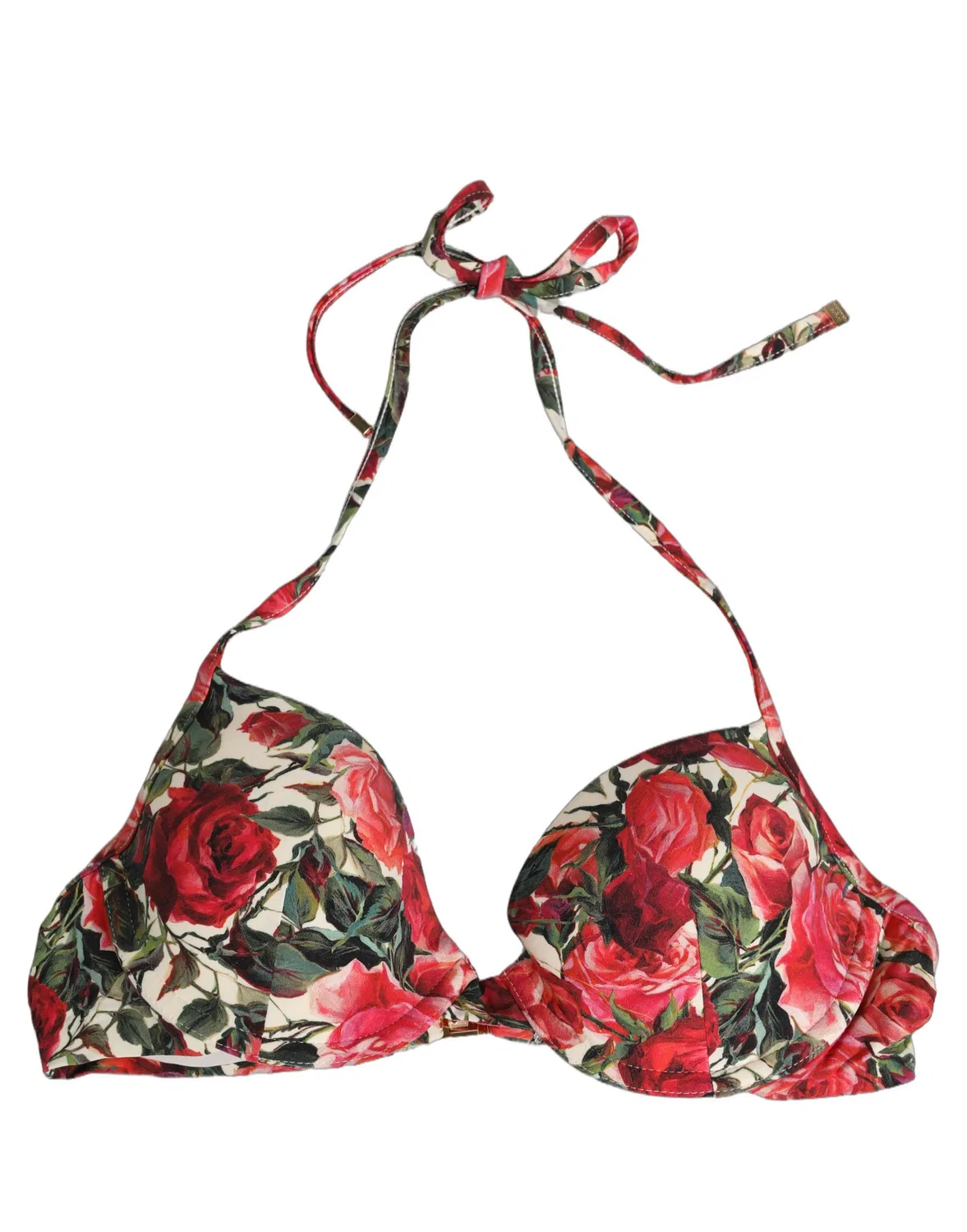 Женский топ бикини с цветочным принтом Dolce & Gabbana, Multicolor — фото 4