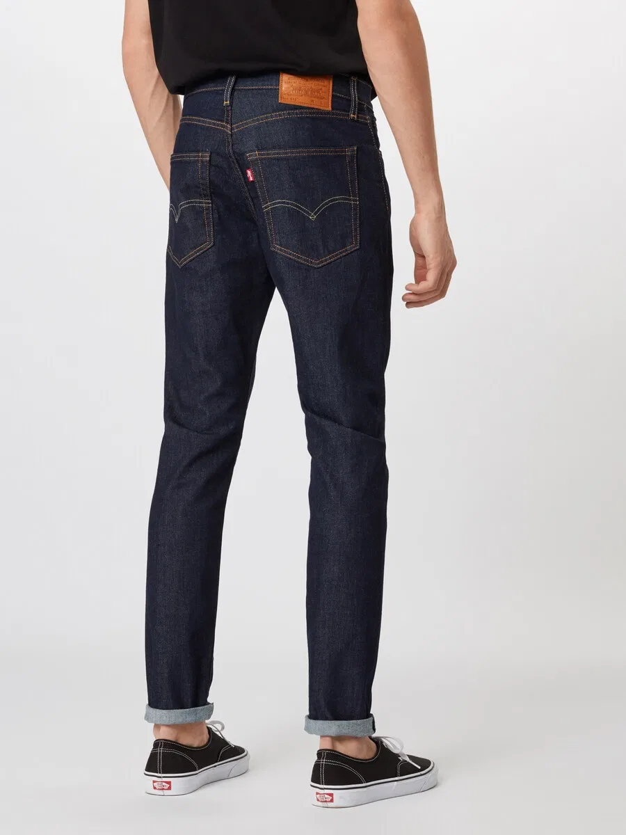 Джинсы LEVI'S Slim fit '512 Slim Taper Jeans' синего цвета — фото 4