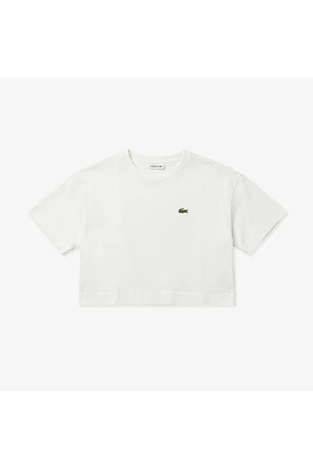 Футболка Lacoste Cream — фото 3