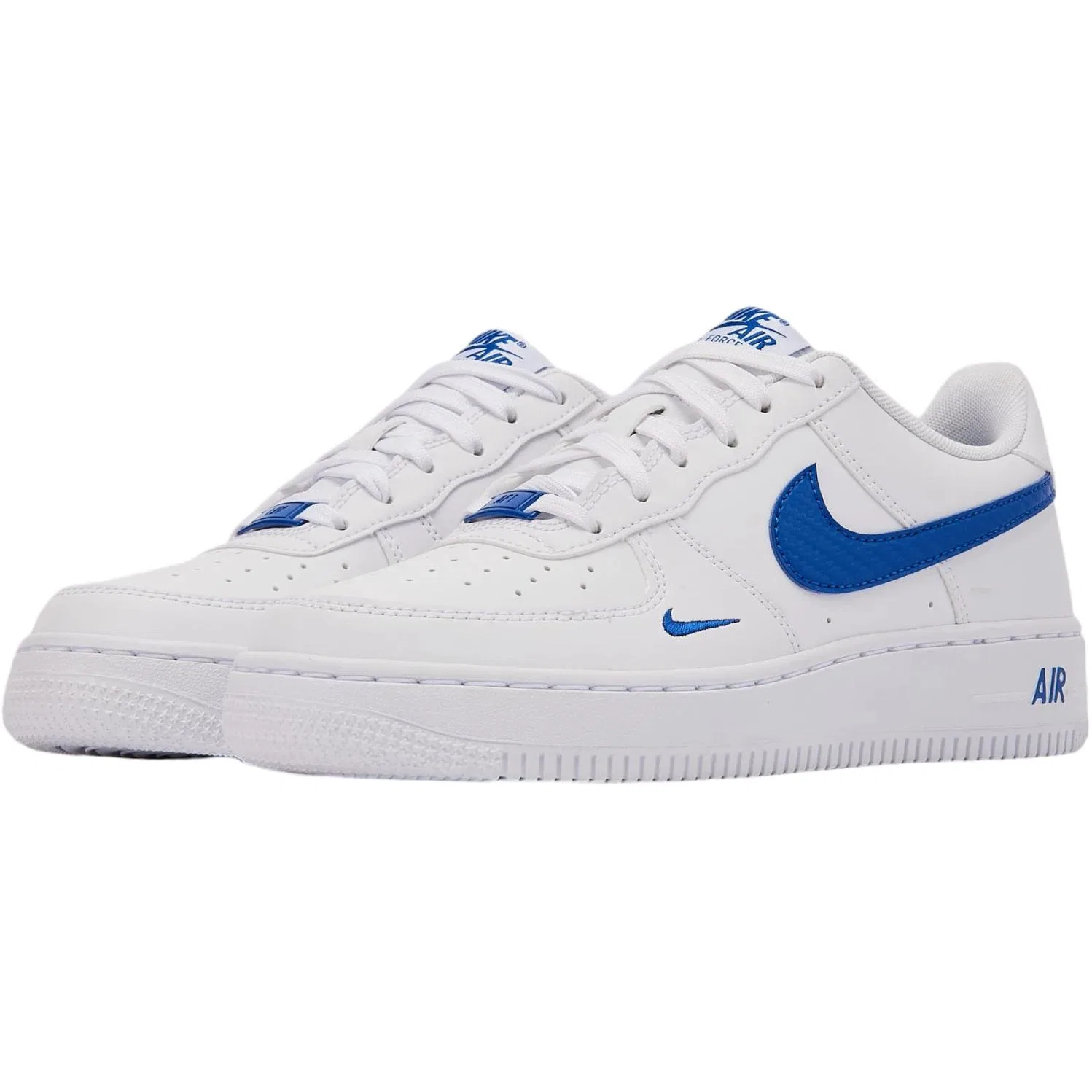 Кроссовки для скейтбординга Air Force 1 Nike, White Blue — фото 4
