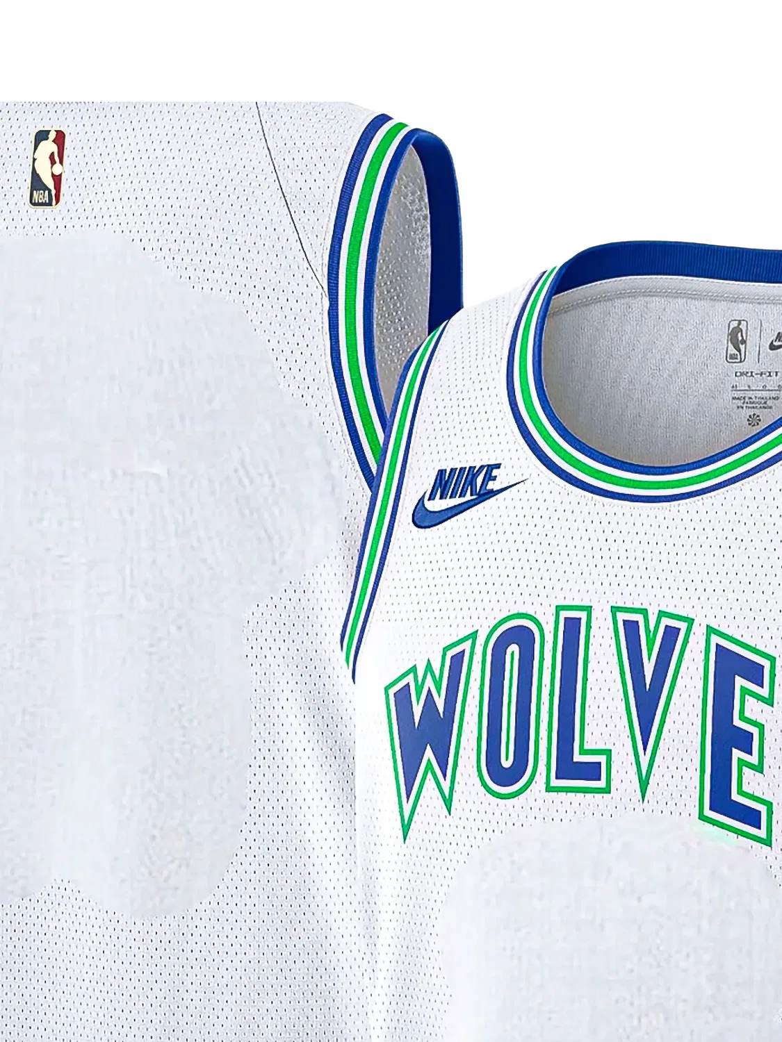 Топ NBA Timberwolves Nike, белый — фото 2