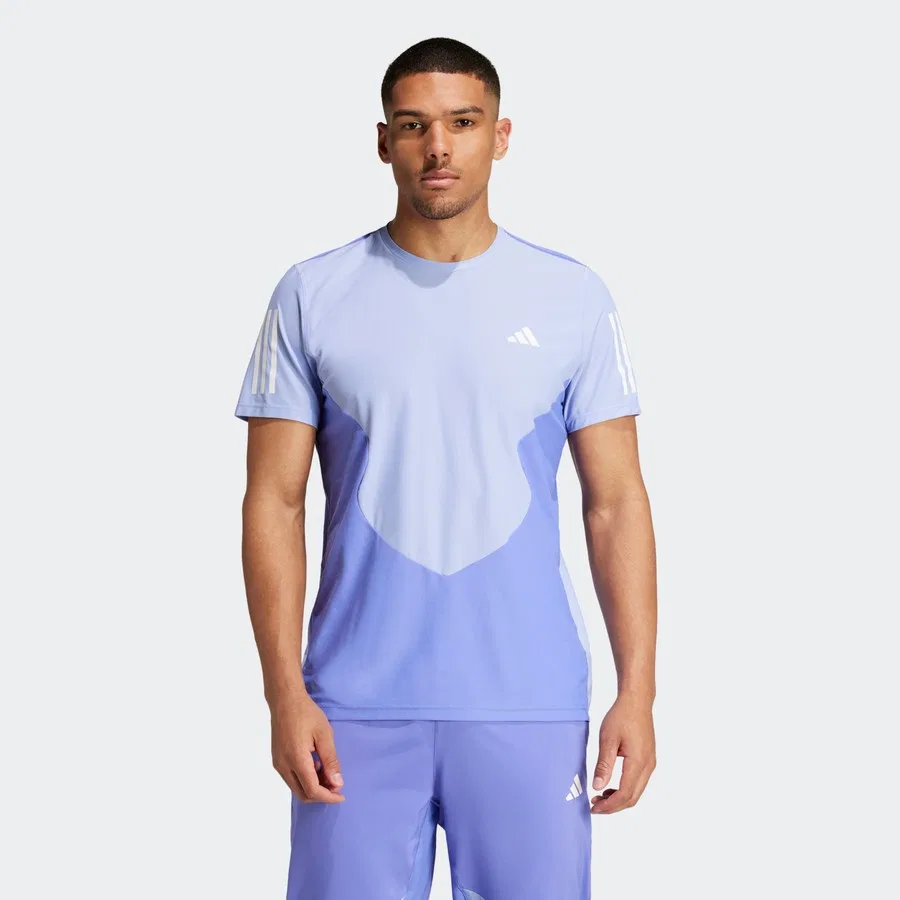 Футболка спортивная с коротким рукавом adidas OTR B CB TEE, Синий — фото 3