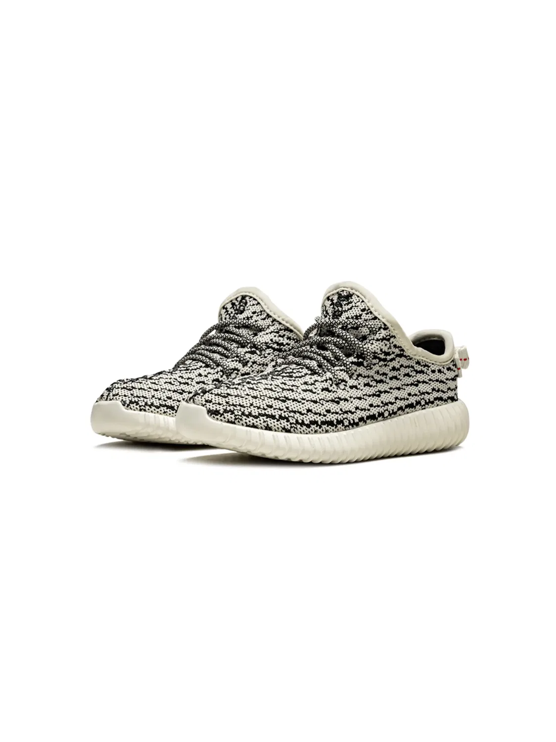 Кроссовки YEEZY Boost 350 "Turtle Dove" Adidas, белый/черный — фото 2