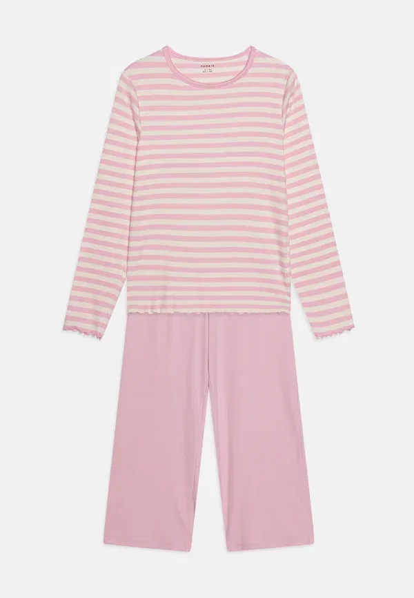 Пижамный комплект полосатый Nkfnightset Name It, Pink Lavender, розовый/лавандовый