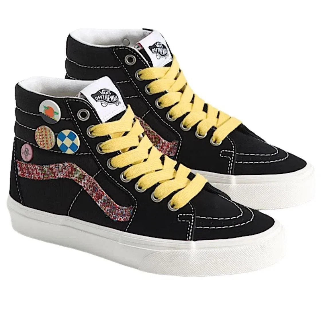 Детские кроссовки с высоким верхом Sk8-Hi Vans, черный — фото 2