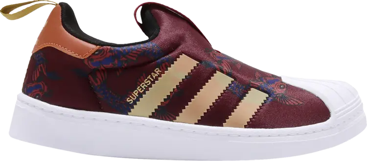 Лимитированные кроссовки Adidas Superstar 360 C 'Collegiate Burgundy', красный — фото 2