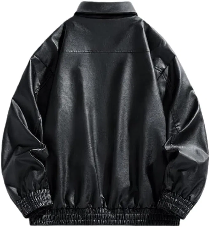 Мужская куртка-косуха с принтом, Vintage Track Jacket, чёрный — фото 2