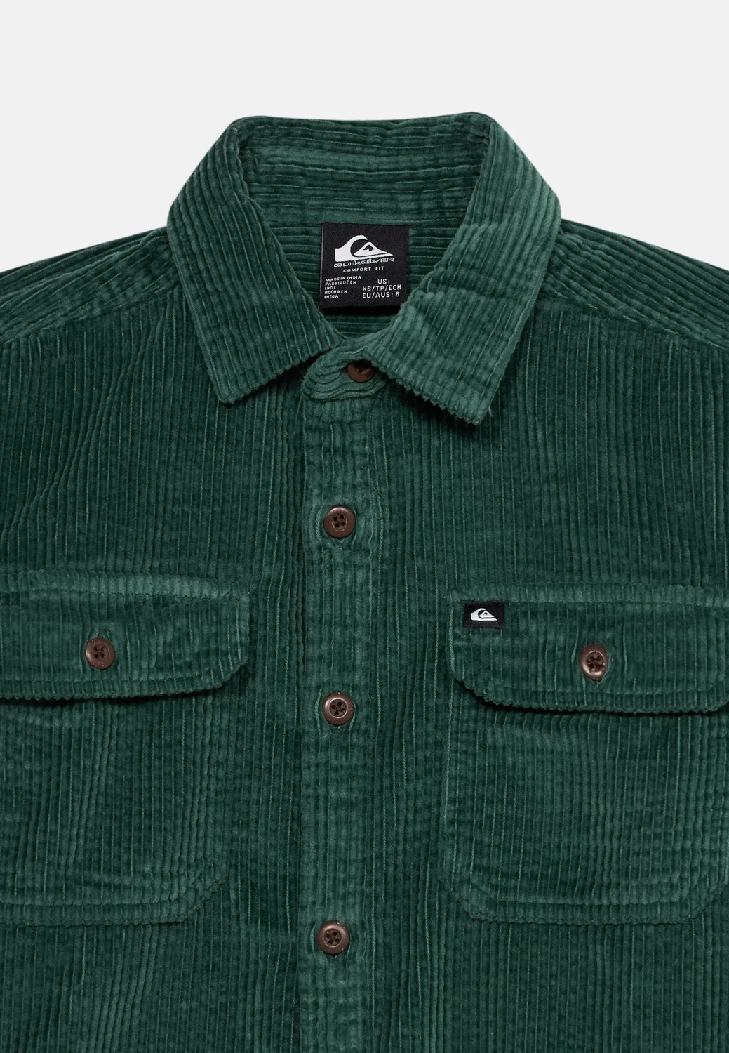 Venture - рубашка Quiksilver, Dark Green — фото 4