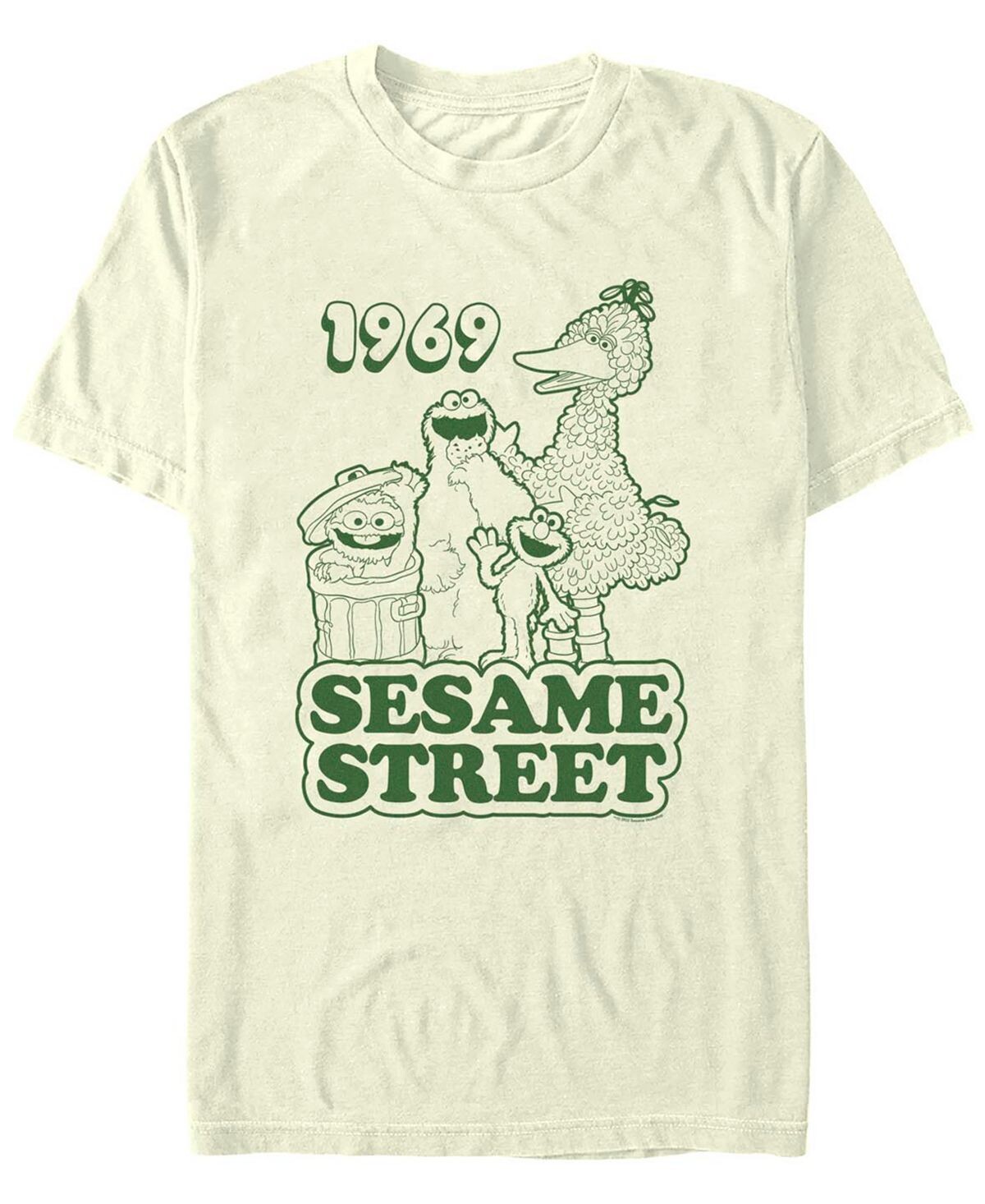 

Мужская футболка с коротким рукавом sesame street sesame 1969 group Fifth Sun, Серый, Мужская футболка с коротким рукавом sesame street sesame 1969 group Fifth Sun