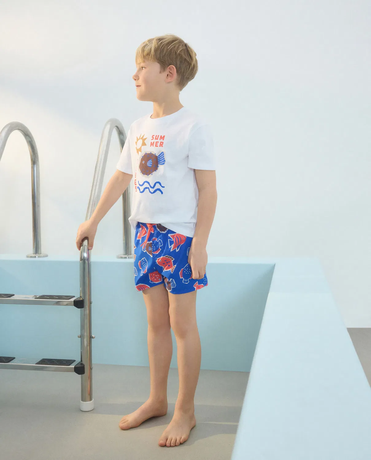 Детские плавки для мальчиков с принтом Kids El Corte Inglés, Azul