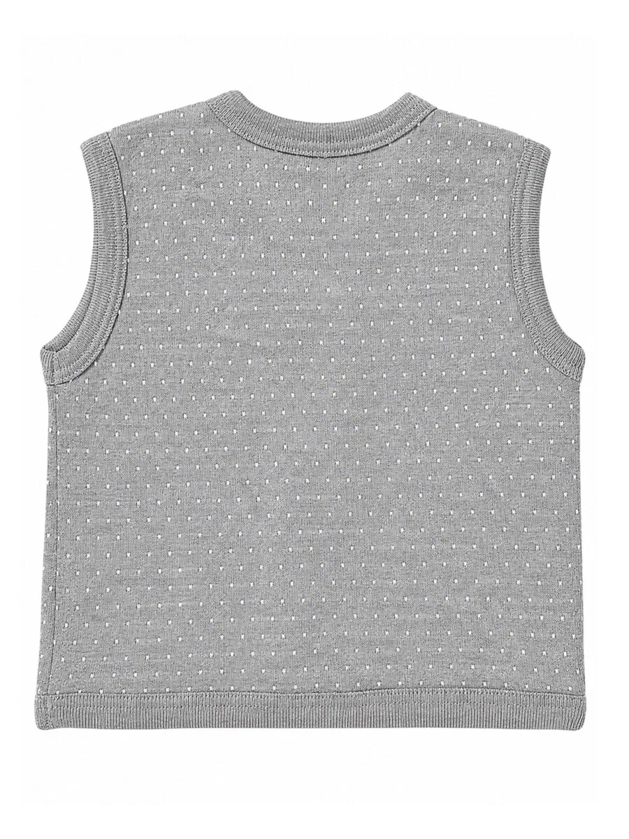 Жилет OrganicEra 'OrganicEra Organic Baby Vest' серого цвета — фото 2